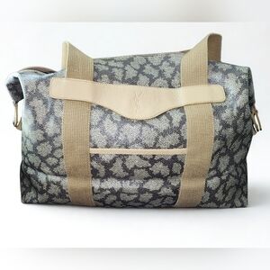 YSL Vintage Giraffe Print Duffle Bag